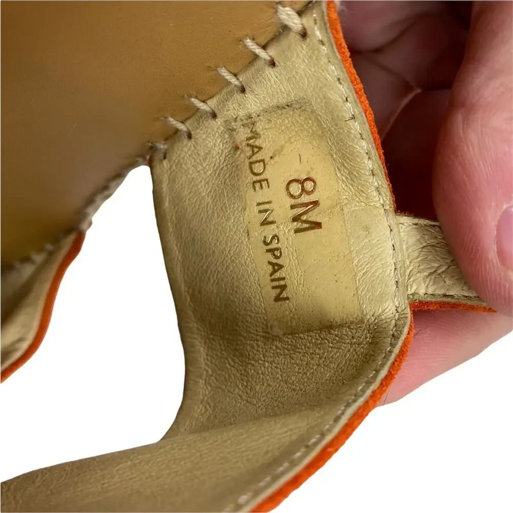 Steven Alan Women’s suede leather Espadrilles Flats Sandals size 8